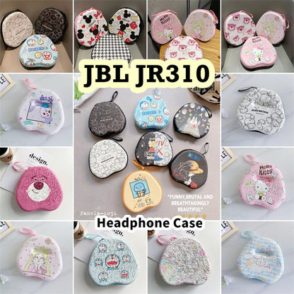 For JBL JR310 Headphone Case Cartoon Creative Patterns Headset Earpads Storage Bag Casing Box