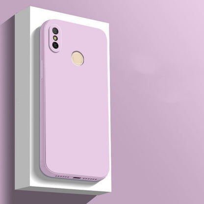 For Xiaomi 6X Cover Drop and wear resistant Silicone Full Case Classic Simple Solid Color Phone Case Cover