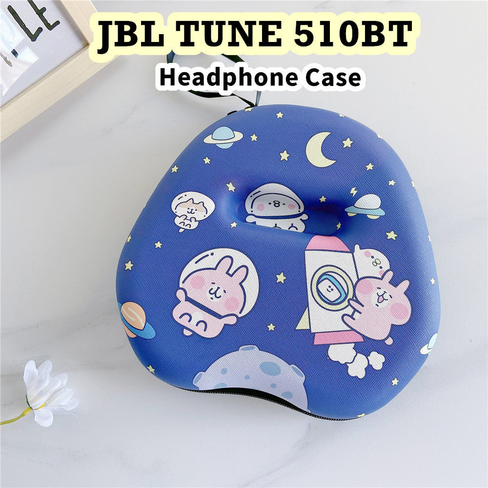 For JBL TUNE 510BT Headphone Case Cartoon Creative Patterns Headset Earpads Storage Bag Casing Box