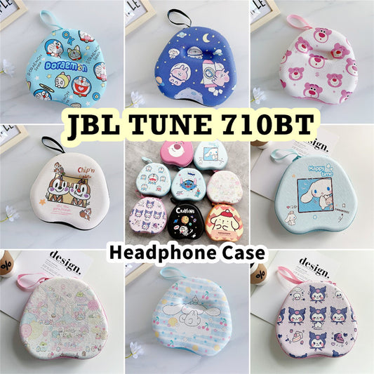 For JBL TUNE 710BT Headphone Case Cartoon Creative Patterns Headset Earpads Storage Bag Casing Box