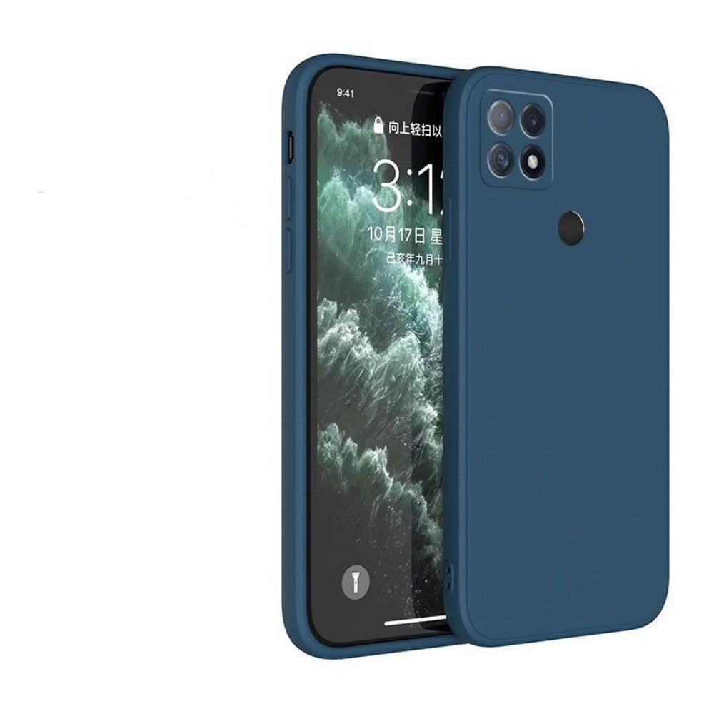 For Redmi 9C Cover Drop and wear resistant Silicone Full Case Classic Simple Solid Color Phone Case Cover