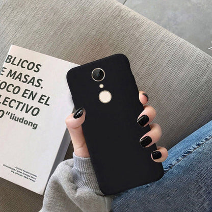 For Redmi 5 Plus Cover Drop and wear resistant Silicone Full Case Classic Simple Solid Color Phone Case Cover