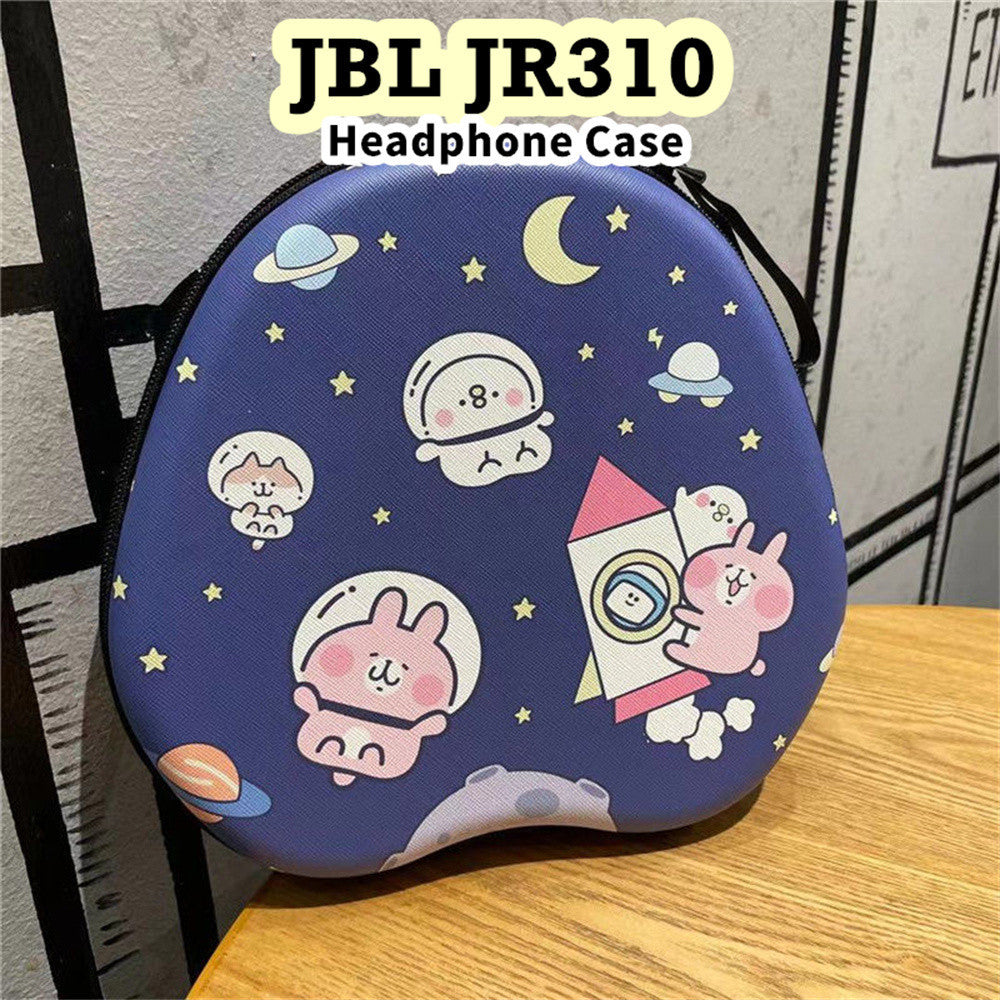 For JBL JR310 Headphone Case Cartoon Creative Patterns Headset Earpads Storage Bag Casing Box