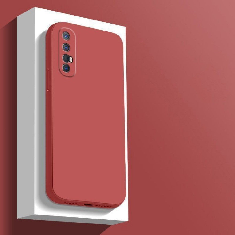For OPPO Find X2 Neo Cover Drop and wear resistant Silicone Full Case Classic Simple Solid Color Phone Case Cover