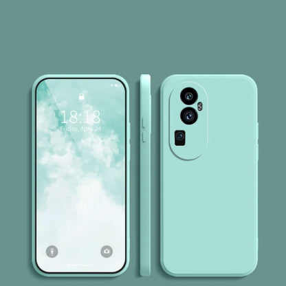 For OPPO Reno 10 Pro Plus Cover Drop and wear resistant Silicone Full Case Classic Simple Solid Color Phone Case Cover