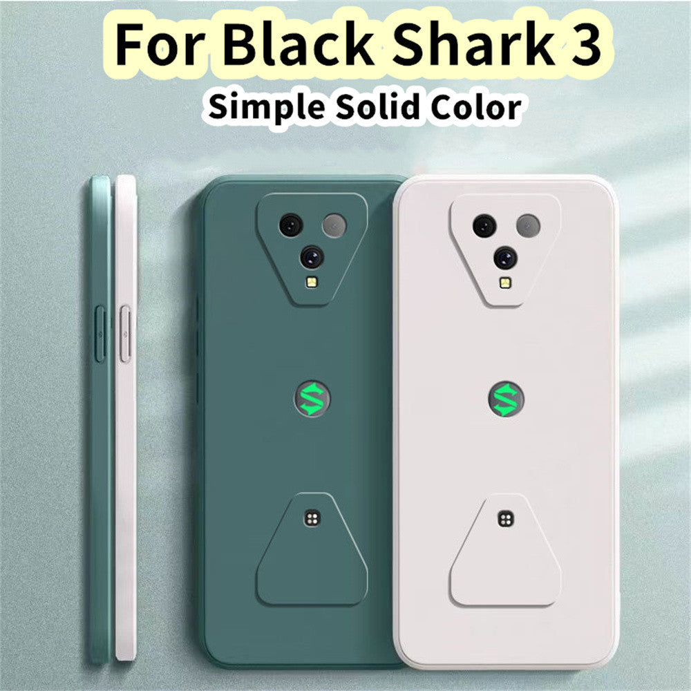 For Black Shark 3 Cover Drop and wear resistant Silicone Full Case Classic Simple Solid Color Phone Case Cover