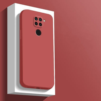 For Redmi 10X 4G Cover Drop and wear resistant Silicone Full Case Classic Simple Solid Color Phone Case Cover