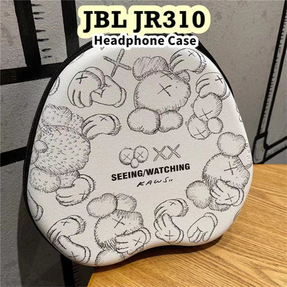 For JBL JR310 Headphone Case Cartoon Creative Patterns Headset Earpads Storage Bag Casing Box