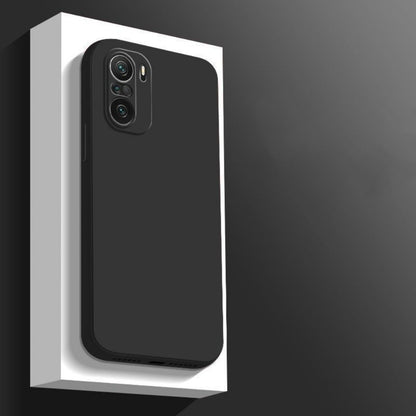 For Xiaomi Poco F3 Cover Drop and wear resistant Silicone Full Case Classic Simple Solid Color Phone Case Cover