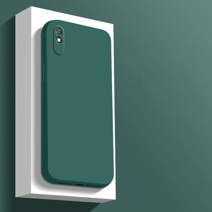 For Redmi 9A  Cover Drop and wear resistant Silicone Full Case Classic Simple Solid Color Phone Case Cover