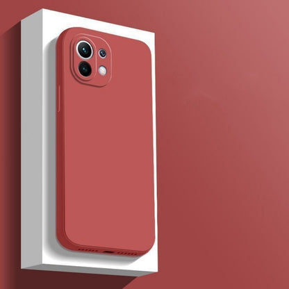 For Xiaomi 11 Youth Edition Cover Drop and wear resistant Silicone Full Case Classic Simple Solid Color Phone Case Cover