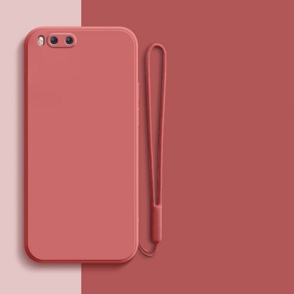 For Xiaomi 6 Cover Drop and wear resistant Silicone Full Case Classic Simple Solid Color Phone Case Cover