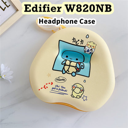 For Edifier W820NB Headphone Case Cartoon Creative Patterns Headset Earpads Storage Bag Casing Box