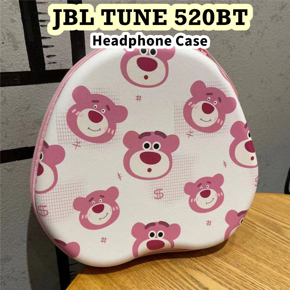 For JBL TUNE 520BT Headphone Case Cartoon Creative Patterns Headset Earpads Storage Bag Casing Box