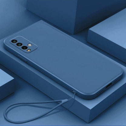 For Redmi 9T Cover Drop and wear resistant Silicone Full Case Classic Simple Solid Color Phone Case Cover