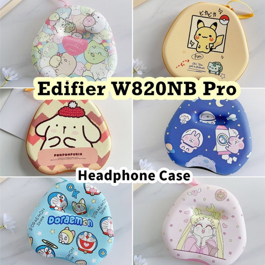 For Edifier W820NB Pro Headphone Case Cartoon Creative Patterns Headset Earpads Storage Bag Casing Box