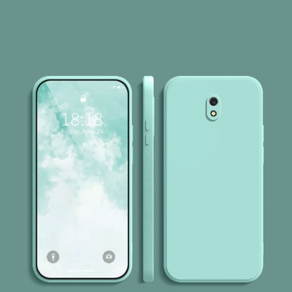 For Redmi 8A Cover Drop and wear resistant Silicone Full Case Classic Simple Solid Color Phone Case Cover