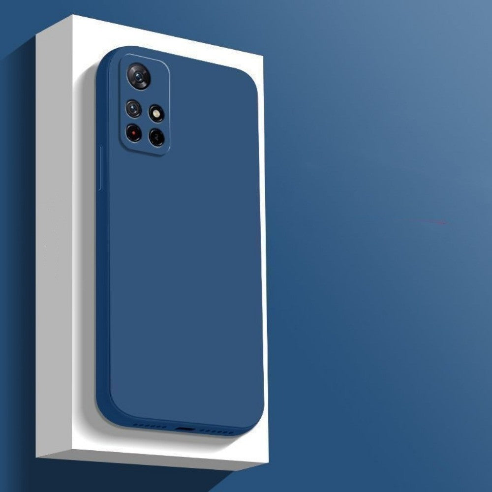 For Xiaomi Poco M4 Pro Cover Drop and wear resistant Silicone Full Case Classic Simple Solid Color Phone Case Cover