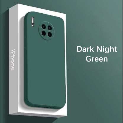 For Huawei Mate 30E Pro Cover Drop and wear resistant Silicone Full Case Classic Simple Solid Color Phone Case Cover