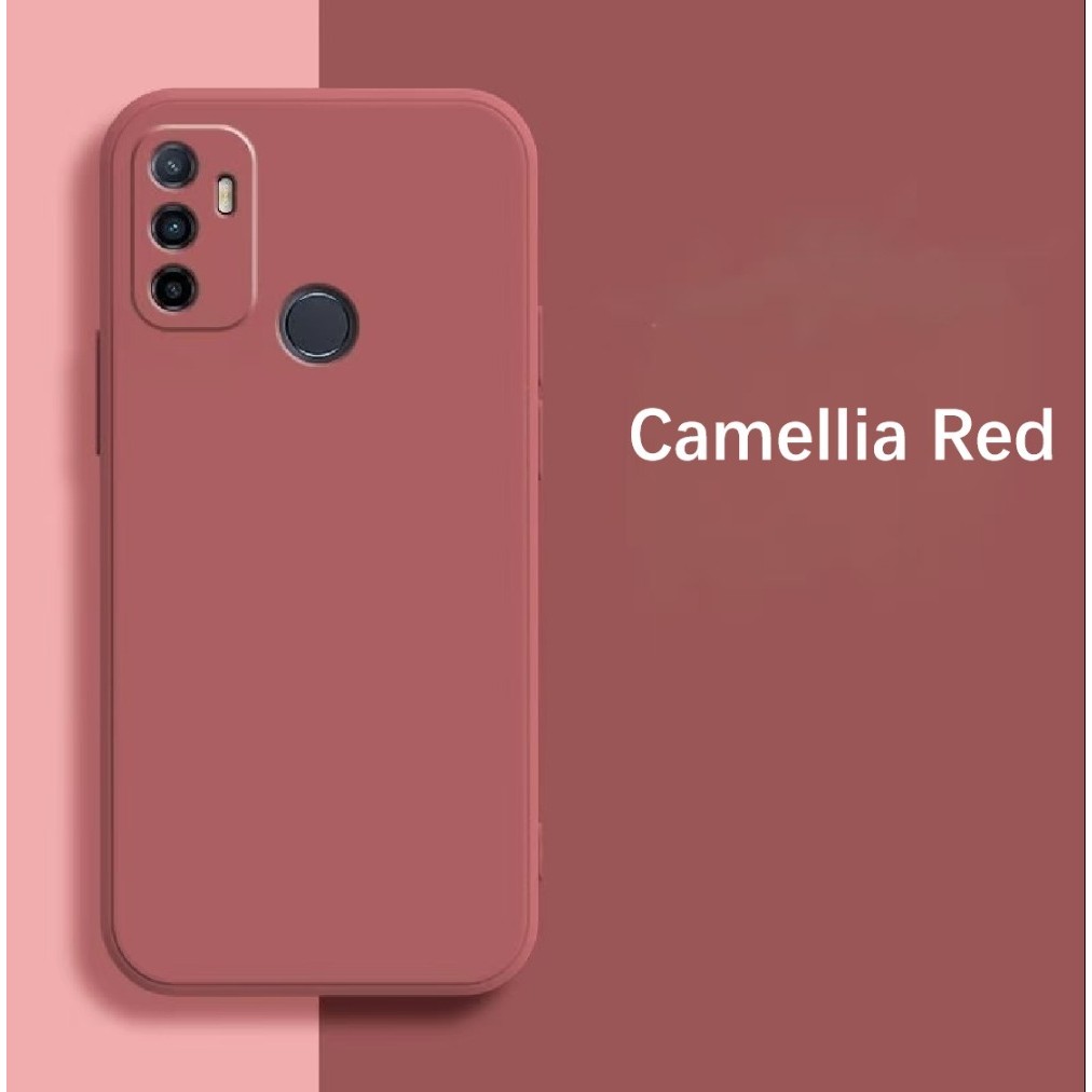 For OPPO A11S 2021 Cover Drop and wear resistant Silicone Full Case Classic Simple Solid Color Phone Case Cover
