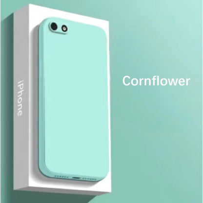 For Huawei Y5 Lite 2018 Cover Drop and wear resistant Silicone Full Case Classic Simple Solid Color Phone Case Cover