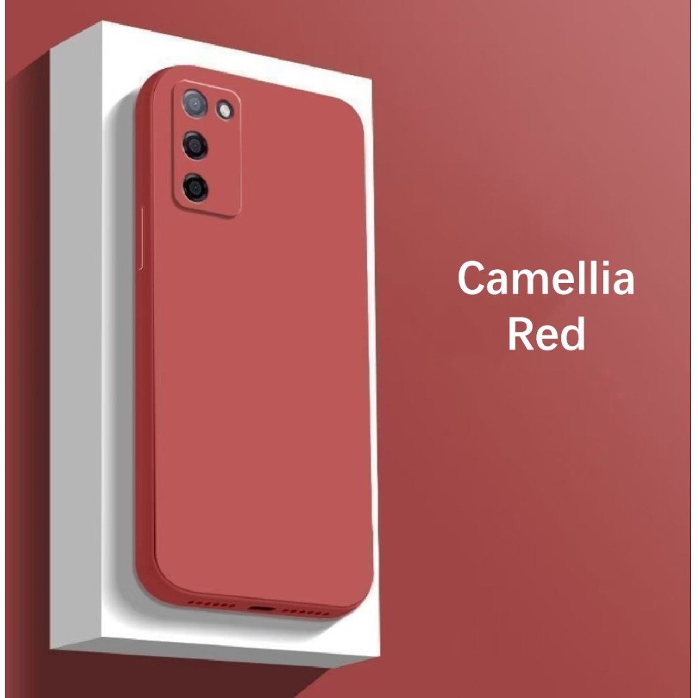 For OPPO A53S Cover Drop and wear resistant Silicone Full Case Classic Simple Solid Color Phone Case Cover