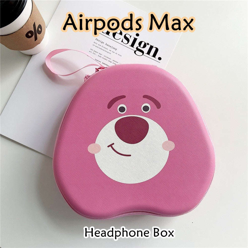 For Airpods Max Headphone Case Cartoon Creative Patterns Headset Earpads Storage Bag Casing Box