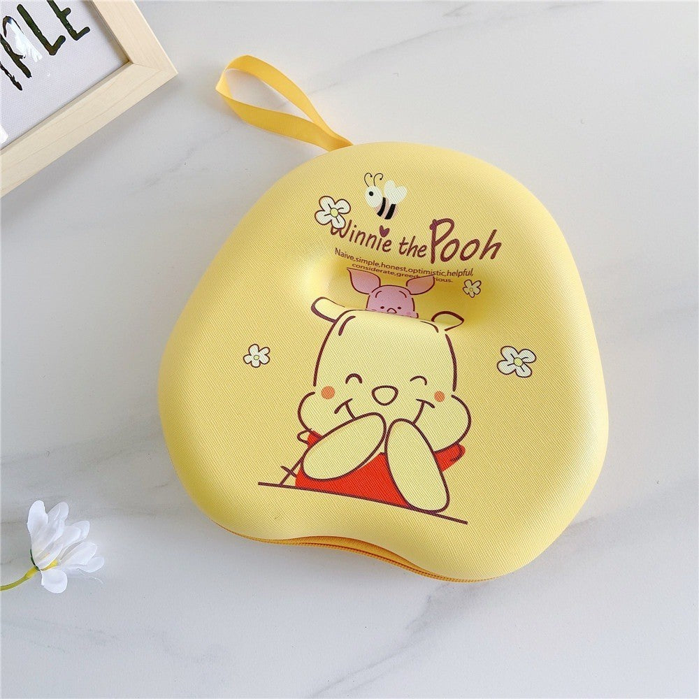 For QCY H3 ANC Headphone Case Interesting Cartoon Pattern Earpads Storage Bag Headset Casing Box