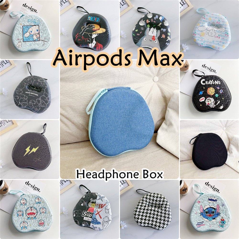 For Airpods Max Headphone Case Cartoon Creative Patterns Headset Earpads Storage Bag Casing Box