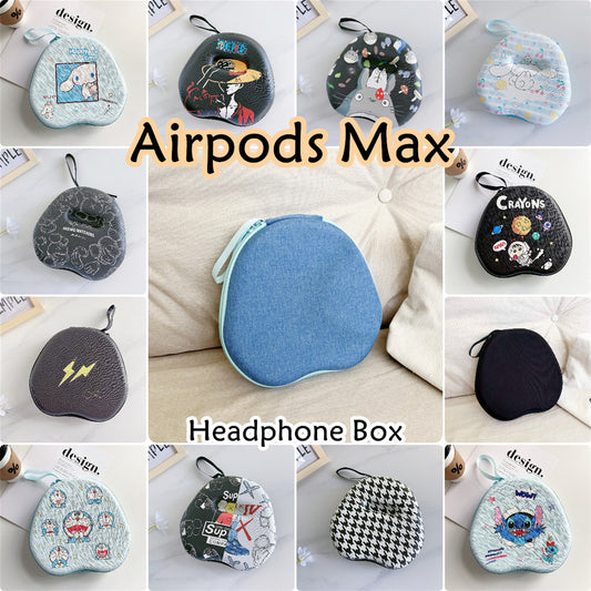 For Airpods Max Headphone Case Cartoon Creative Patterns Headset Earpads Storage Bag Casing Box