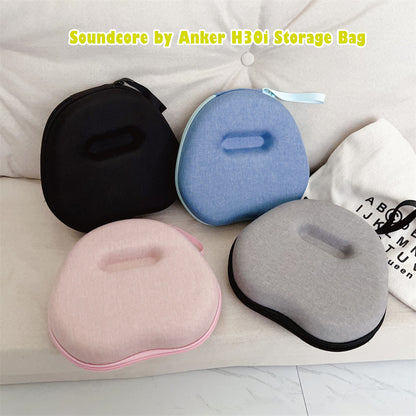 For Soundcore by Anker H30i Headphone Case Headset Earpads Storage Bag Casing Box