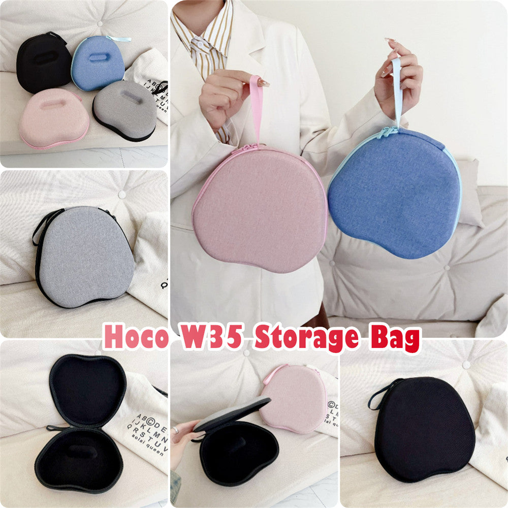 For Hoco W35 Headphone Case Headset Earpads Storage Bag Casing Box