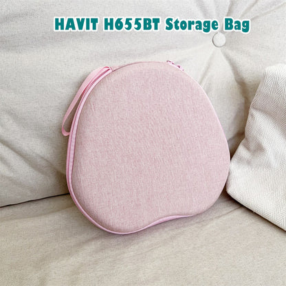 For HAVIT H655BT Headphone Case Headset Earpads Storage Bag Casing Box