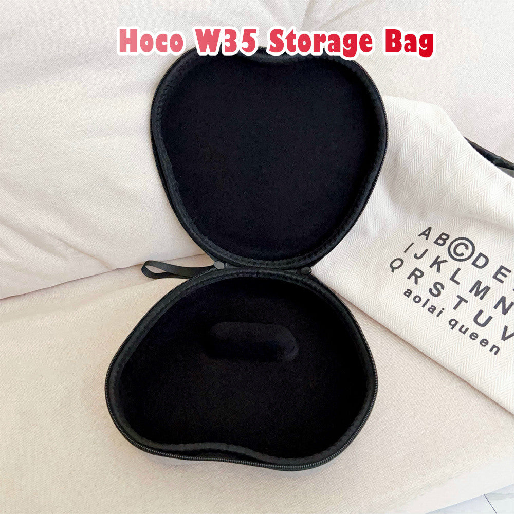 For Hoco W35 Headphone Case Headset Earpads Storage Bag Casing Box