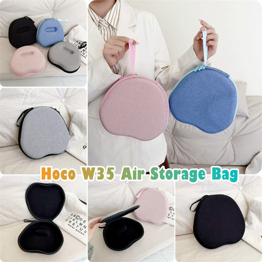 For Hoco W35 Air Headphone Case Headset Earpads Storage Bag Casing Box
