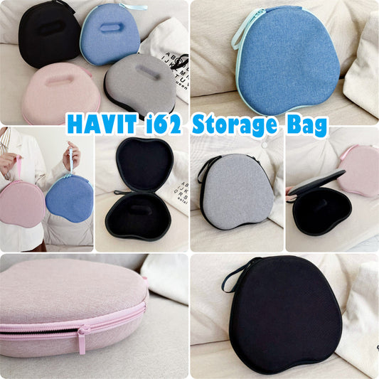 For HAVIT i62 Headphone Case Headset Earpads Storage Bag Casing Box