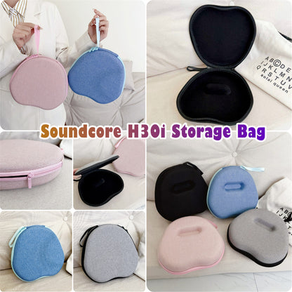 For Soundcore H30i Headphone Case Headset Earpads Storage Bag Casing Box