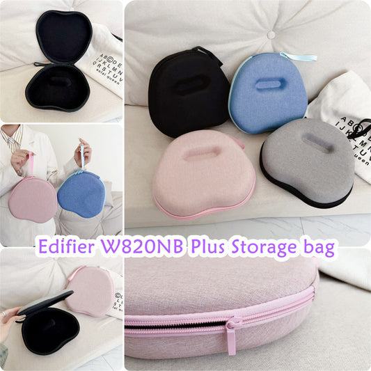 For Edifier W820NB Plus Headphone Case Headset Earpads Storage Bag Casing Box