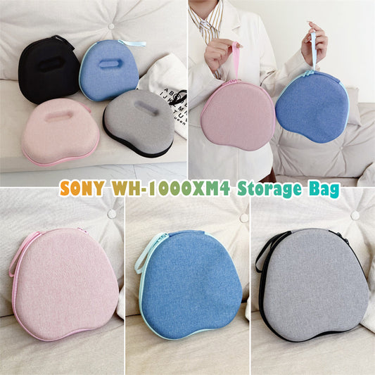For SONY WH-1000XM4 Headphone Case Headset Earpads Storage Bag Casing Box