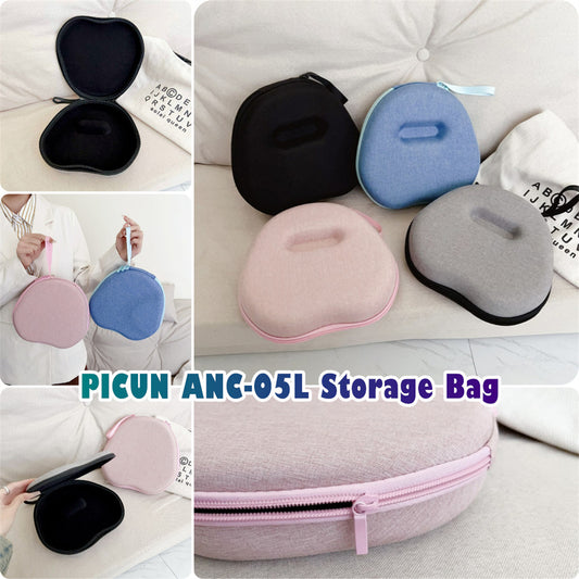 For PICUN ANC-05L Headphone Case Headset Earpads Storage Bag Casing Box