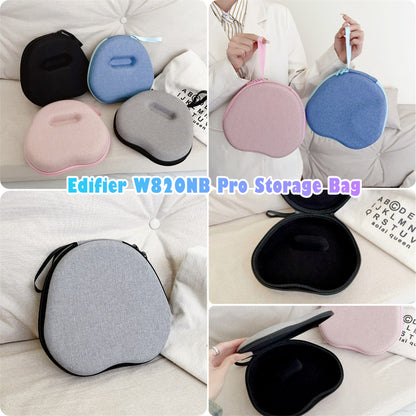 For Edifier W820NB Pro Headphone Case Headset Earpads Storage Bag Casing Box