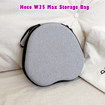 For Hoco W35 Max Headphone Case Headset Earpads Storage Bag Casing Box