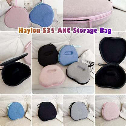 For Haylou S35 ANC Headphone Case Headset Earpads Storage Bag Casing Box