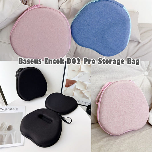 For Baseus Encok D02 Pro Headphone Case Headset Earpads Storage Bag Casing Box