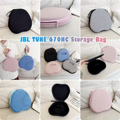 For JBL TUNE 670NC Headphone Case Headset Earpads Storage Bag Casing Box
