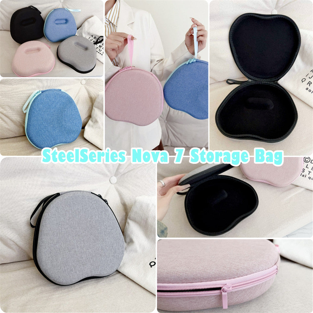 For SteelSeries Nova 7 Headphone Case Headset Earpads Storage Bag Casing Box