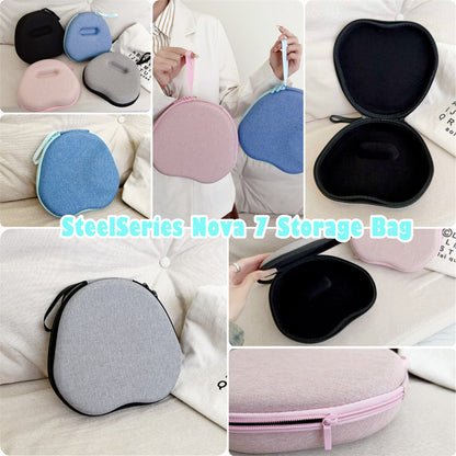 For SteelSeries Nova 7 Headphone Case Headset Earpads Storage Bag Casing Box