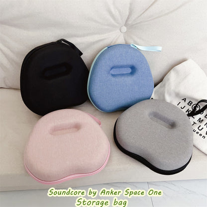 For Soundcore by Anker Space One Headphone Case Headset Earpads Storage Bag Casing Box