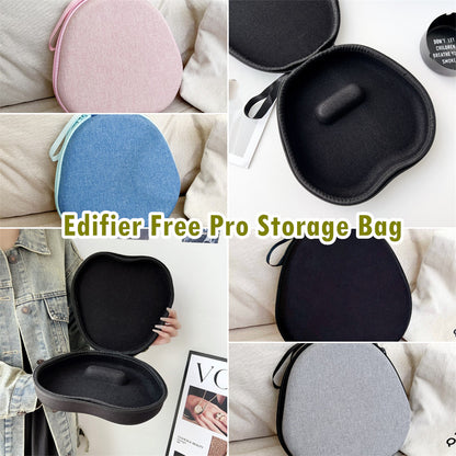 For Edifier Free Pro Headphone Case Headset Earpads Storage Bag Casing Box