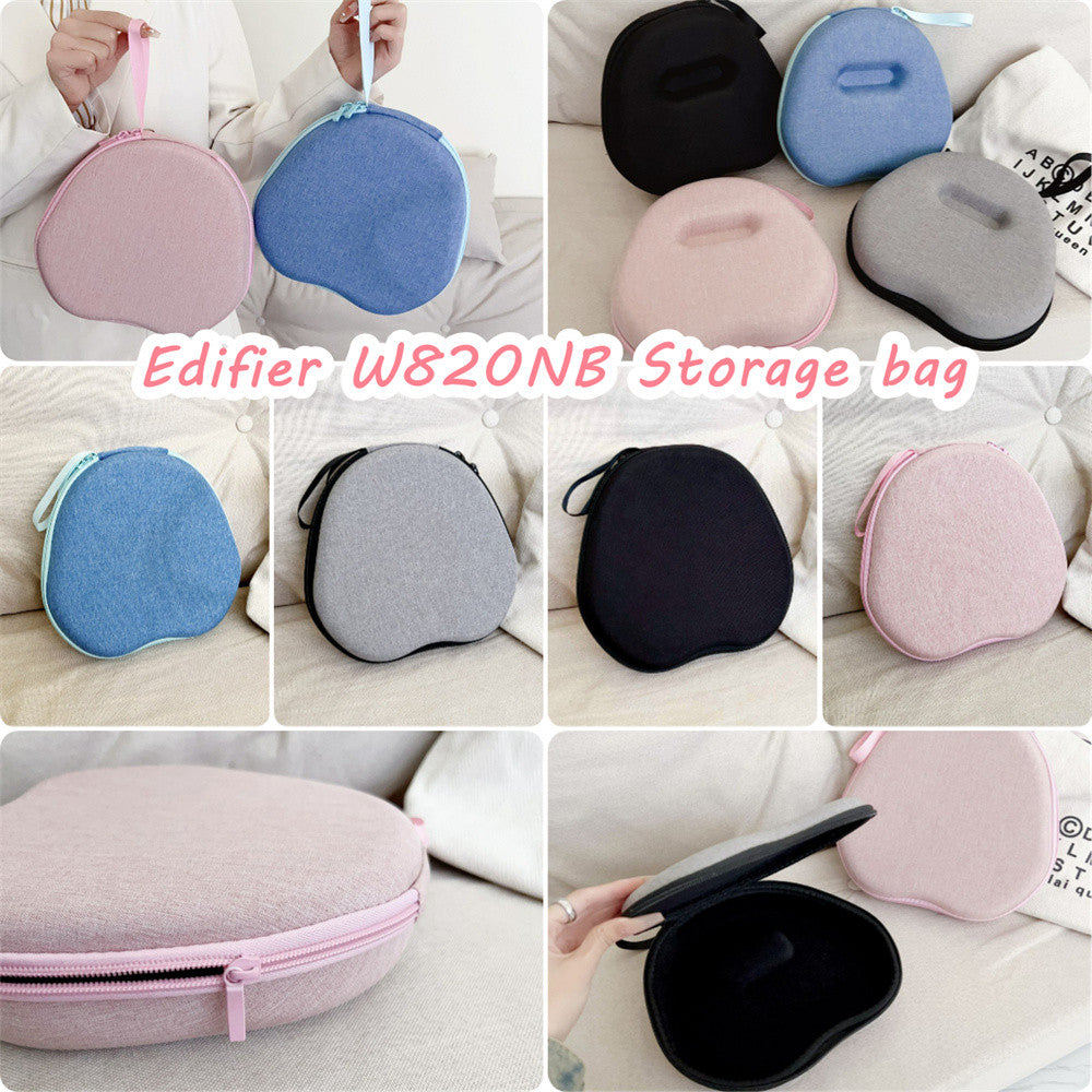 For Edifier W820NB Headphone Case Headset Earpads Storage Bag Casing Box